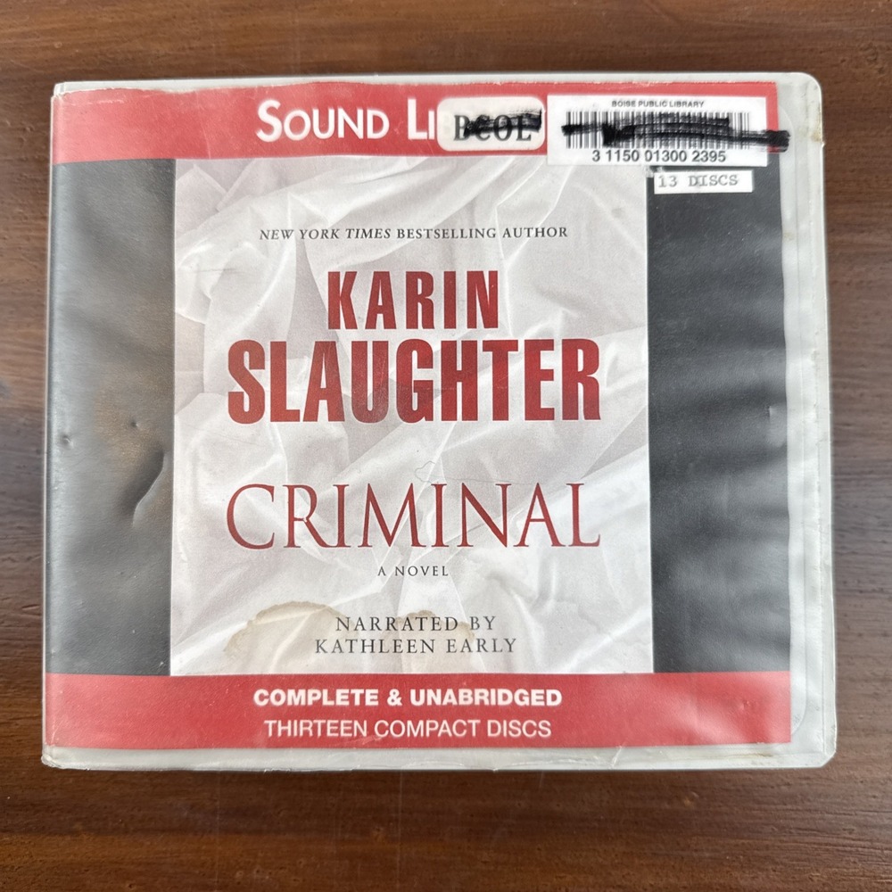 Audiobook by Karin Slaughter Criminal - Complete And Unabridged‎